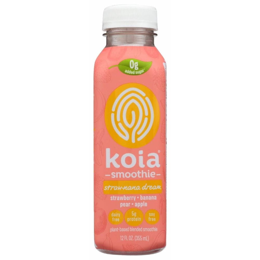 Koia Grocery > Beverages > Juices KOIA: Smoothie Strawberry Banan, 12 fo