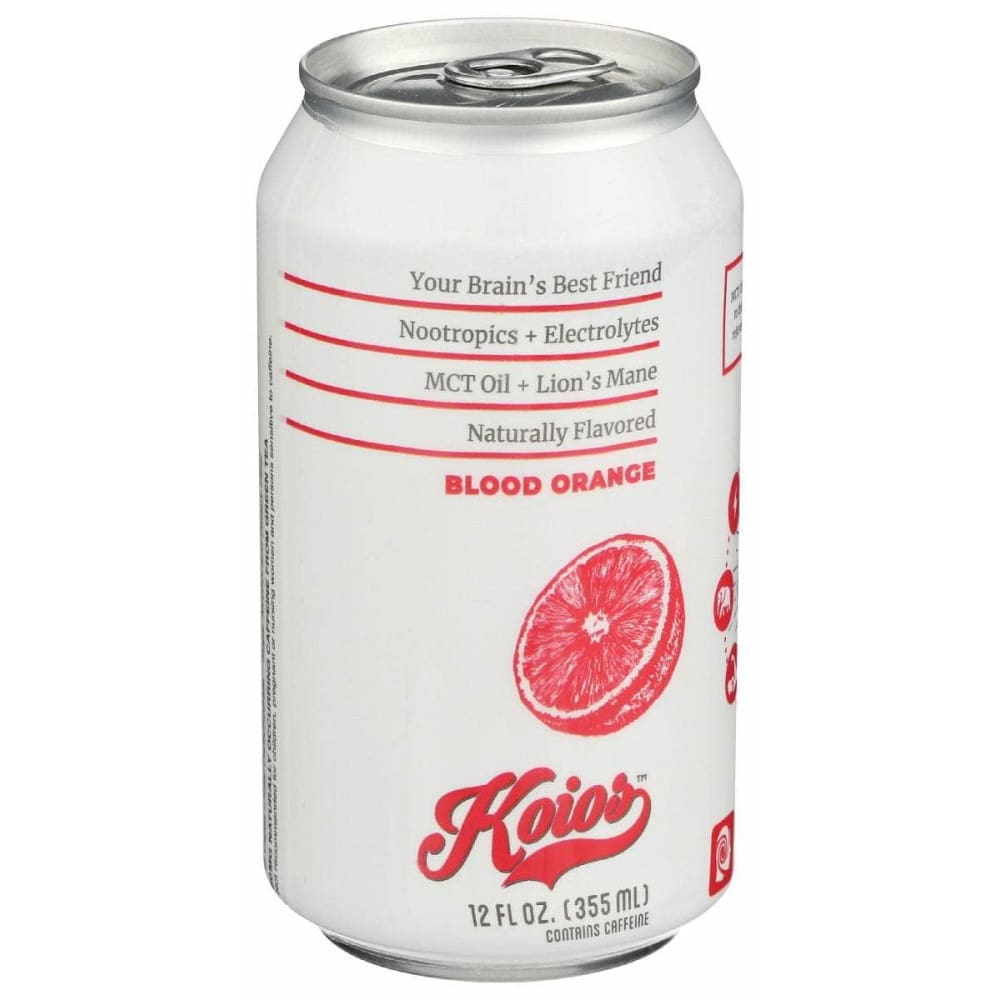 KOIOS Grocery > Beverages > Beverages KOIOS: Blood Orange Sparkling Brain Energy, 12 fo