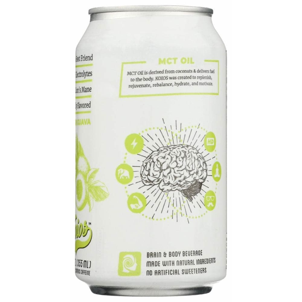 KOIOS Grocery > Beverages > Beverages KOIOS: Pear Guava Sparkling Brain Energy, 12 fo