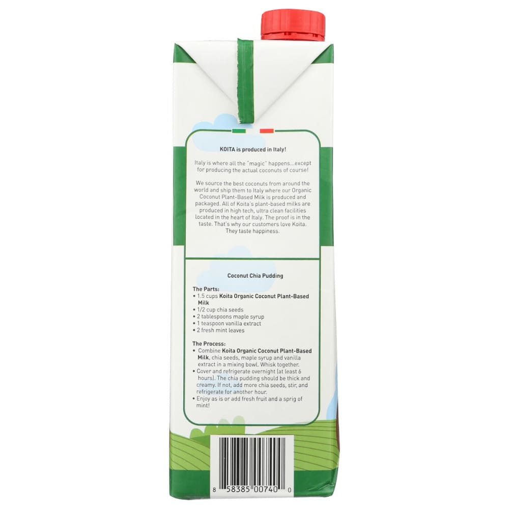 KOITA: Milk Coconut 33.8 fo - Grocery > Dairy Dairy Substitutes and Eggs > Milk & Milk Substitutes - KOITA