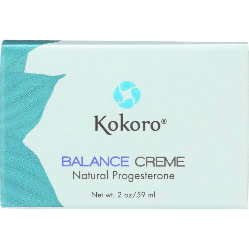 Kokoro Kokoro Balance Creme Natural Progesterone, 2 oz