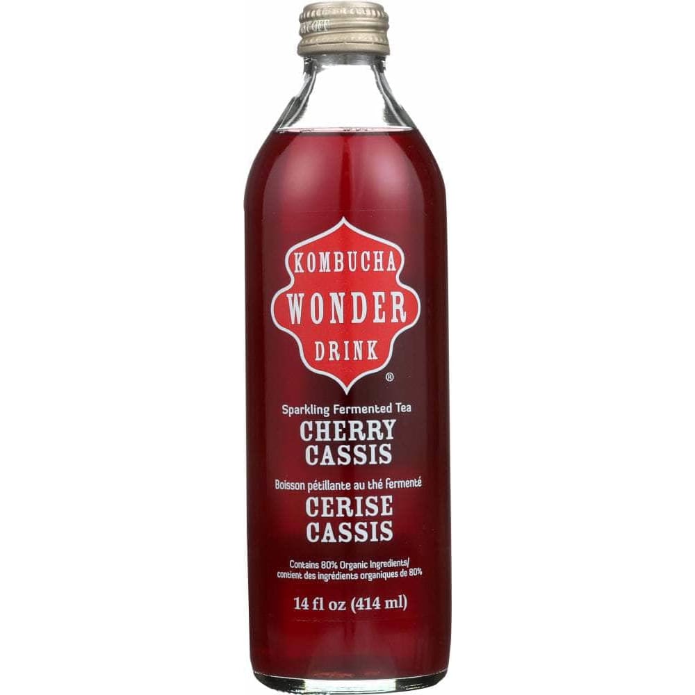 Wonder Drink Kombucha Wonder Drink Tea Cherry Cassis, 14 oz