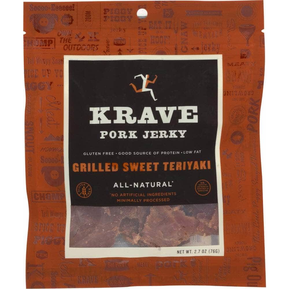 Krave Krave Pork Jerky Grilled Sweet Teriyaki 2.7 Oz