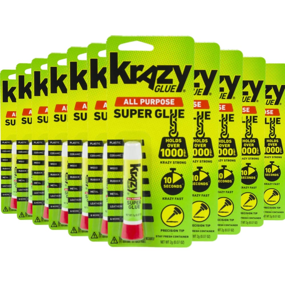 Krazy Glue All Purpose super glue instant strong.07 OZ - 48 Pack - Glue & Adhesives - Krazy Glue