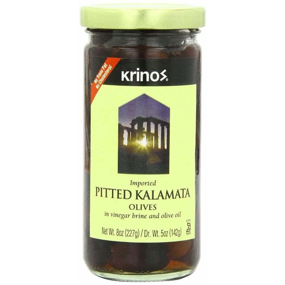 KRINOS Krinos Olive Kalamata Pitted, 8 Oz