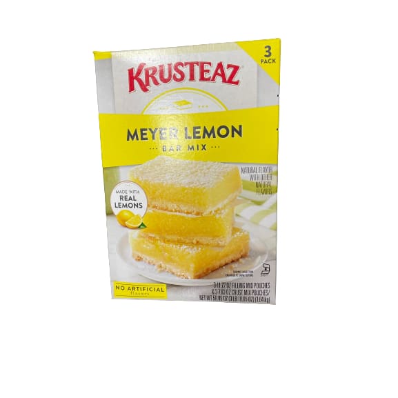 Krusteaz Meyer Lemon Bar mix Made With Real Lemons 58 oz. - Krusteaz