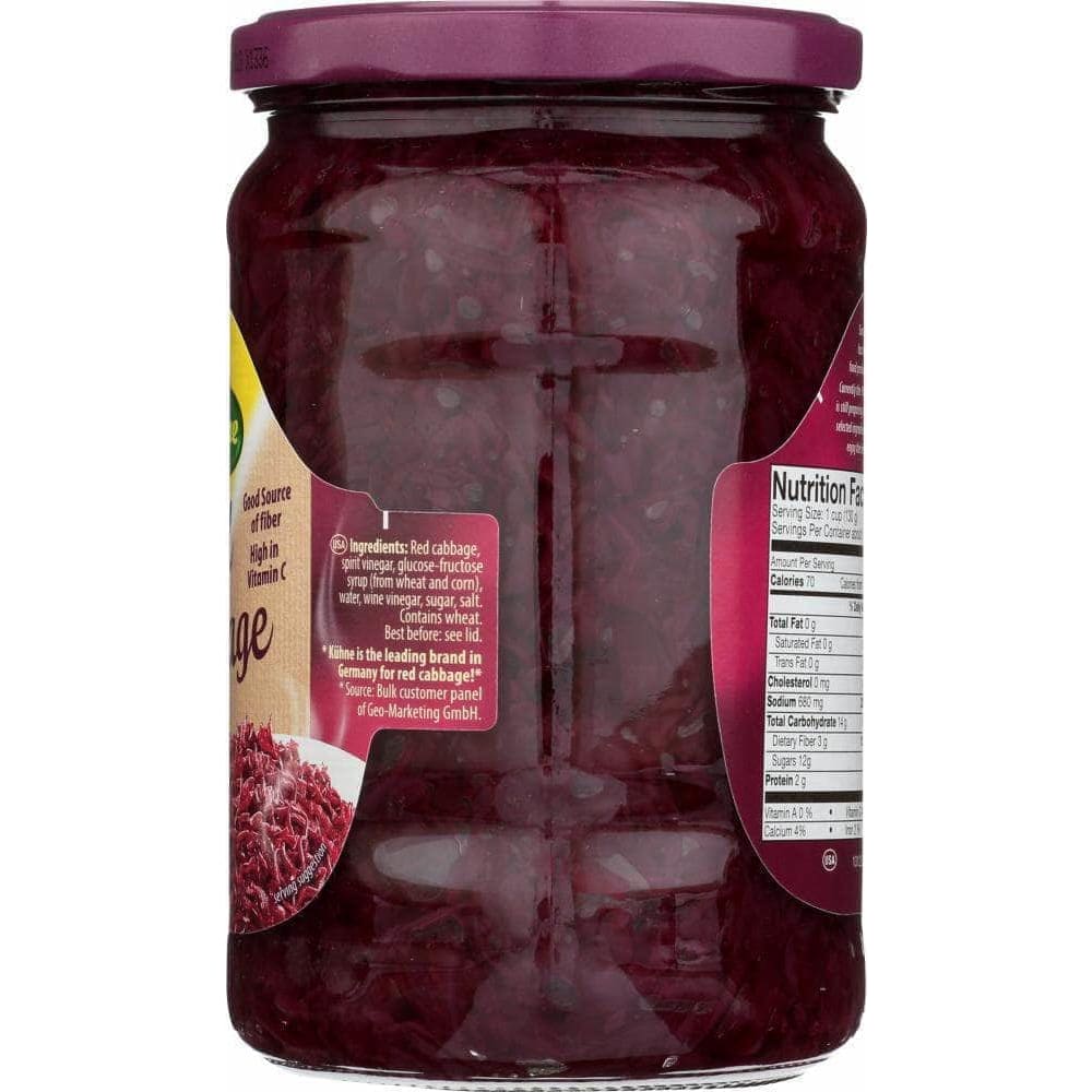 Kuhne Kuhne Red Cabbage, 24 oz