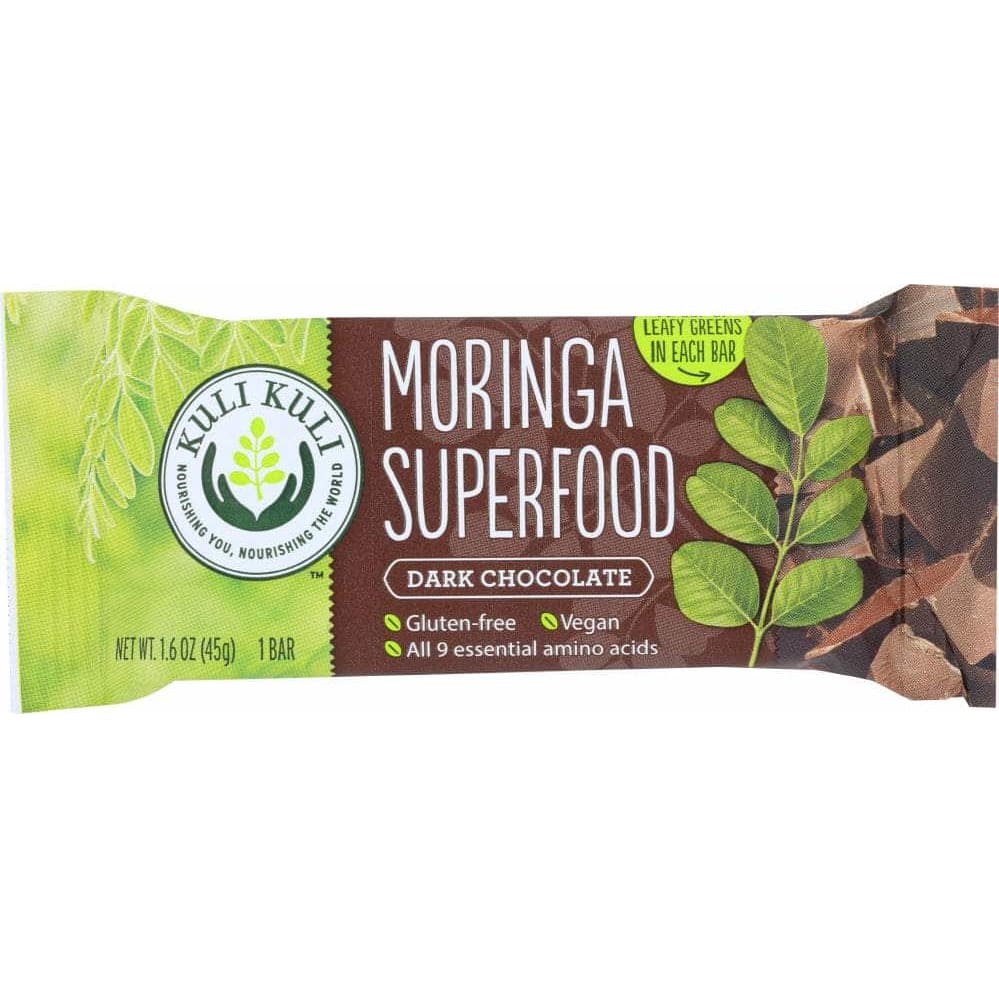 Kuli Kuli Kuli Kuli Mo Moringa Superfood Bar Dark Chocolate 1.6 Oz