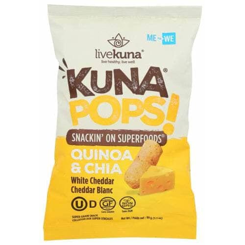KUNA POPS Kuna Pops Snacks White Cheddar, 3.5 Oz