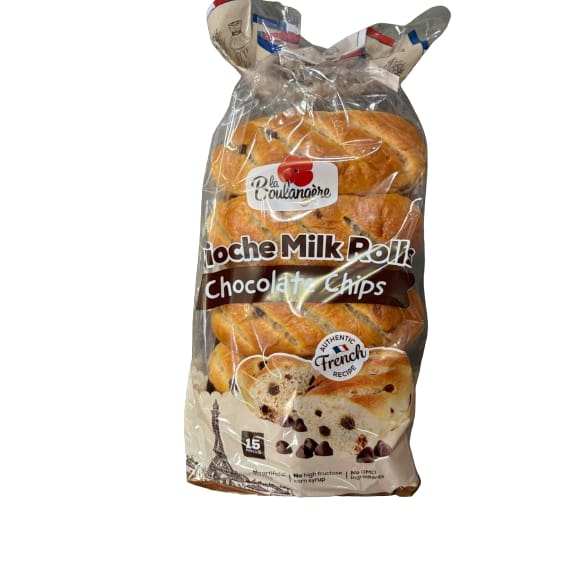 La Boulangere Brioche Milk Rolls Chocolate Chip 18.5 oz. - La Boulangere