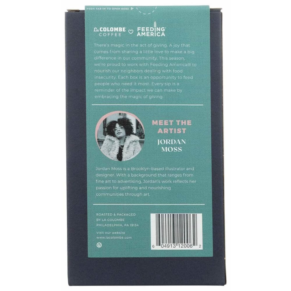 LA COLOMBE Grocery > Beverages > Coffee, Tea & Hot Cocoa LA COLOMBE Coffee Whl Bean Lyon, 12 oz