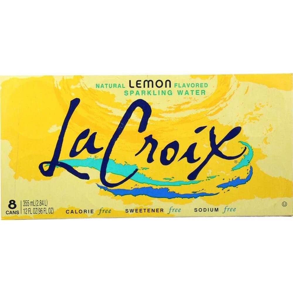 La Croix La Croix Lemon Sparkling Water 8 Count (12 oz each), 96 oz