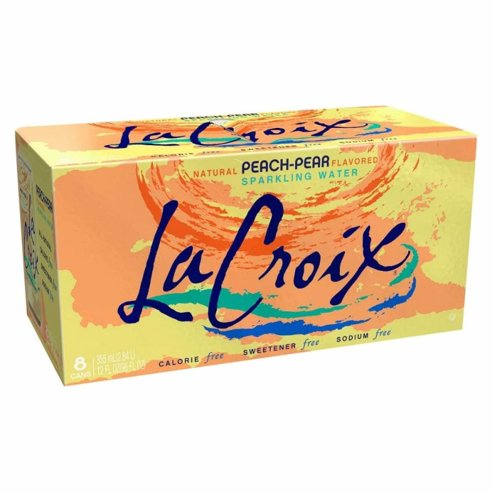 La Croix La Croix Water Sparkle Peach Pear 8 Pack, 96 oz