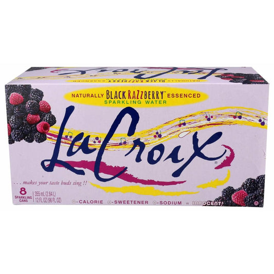 LA CROIX La Croix Water Sprkl Blk Rasp 8Pk, 96 Fo