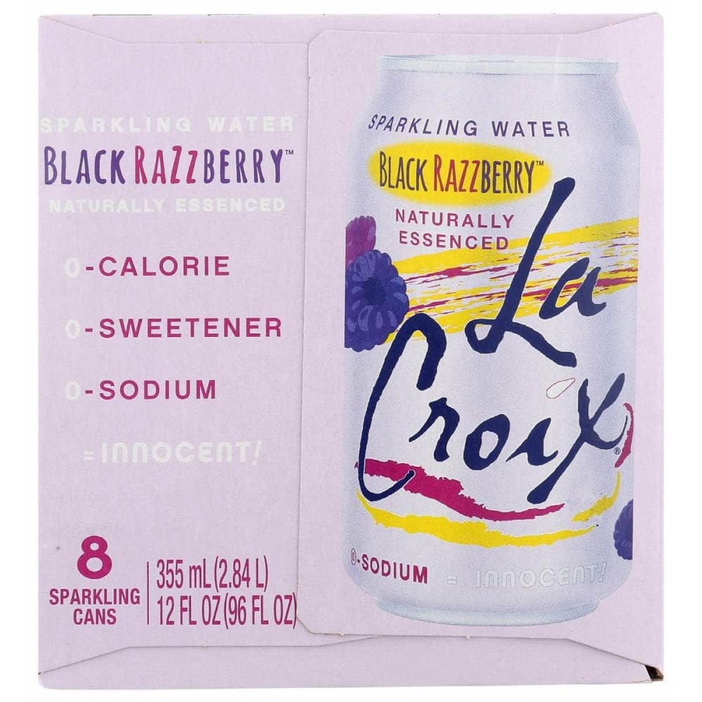 LA CROIX La Croix Water Sprkl Blk Rasp 8Pk, 96 Fo