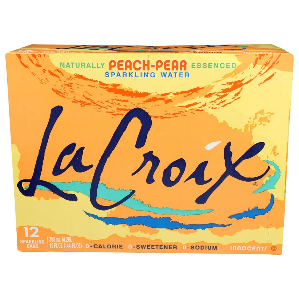 LA CROIX: Wtr Spark Pch Pr 12Pk 12Z 144 fo - Grocery > Beverages > Water > Sparkling Water - La Croix