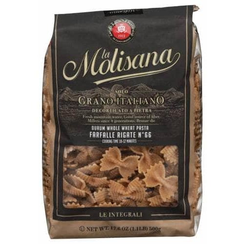 LA MOLISANA Grocery > Pantry > Pasta and Sauces LA MOLISANA Farfalle Rigate Pasta, 1.1 lb