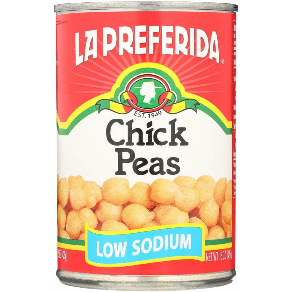 LA PREFERIDA Grocery > Meal Ingredients > Beans LA PREFERIDA: Low Sodium Chick Peas Beans, 15 oz