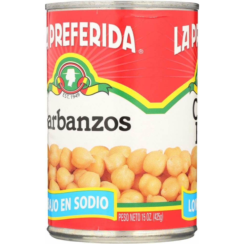 LA PREFERIDA Grocery > Meal Ingredients > Beans LA PREFERIDA: Low Sodium Chick Peas Beans, 15 oz