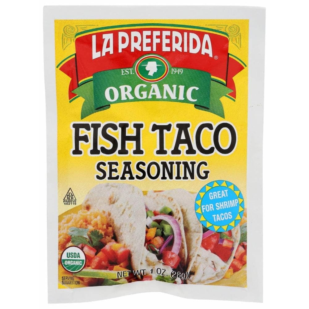 LA PREFERIDA LA PREFERIDA Seasoning Fish Taco Orgnc, 1 oz
