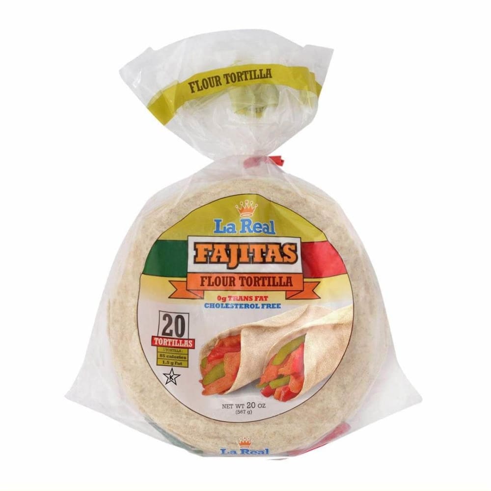 LA REAL Grocery > Cooking & Baking > Crusts, Shells, Stuffing LA REAL Fajitas Flour Tortilla, 20 oz