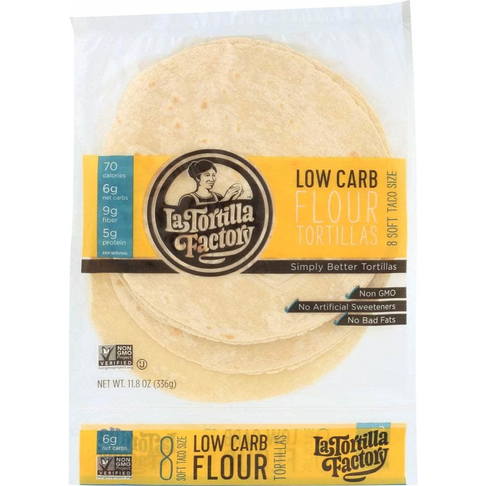 La Tortilla Factory La Tortilla Factory Low Carb Flour Tortillas  11.8 Oz