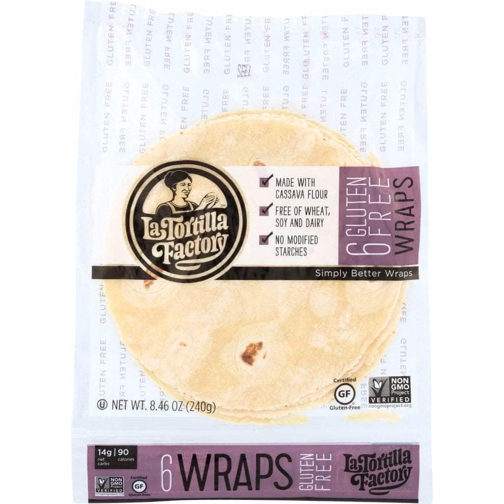 La Tortilla Factory La Tortilla Factory Tortilla Wrap Cassava, 8.46 oz