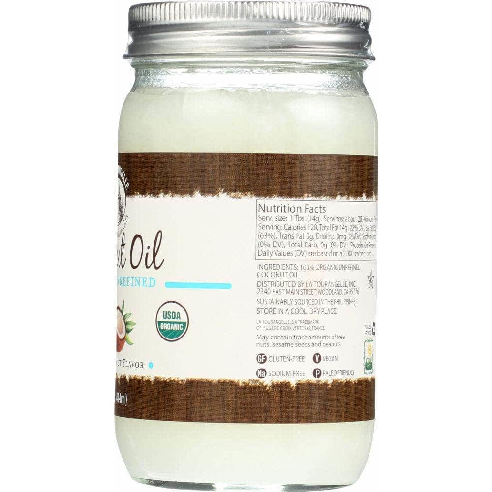 La Tourangelle La Tourangelle Virgin & Unrefined Coconut Oil, 14 oz