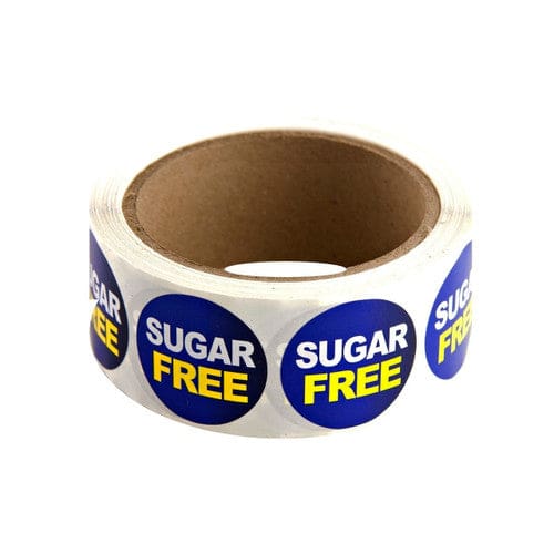 Labels Dk Blue Sugar Free Labels 500ct - Misc/Packaging - Labels