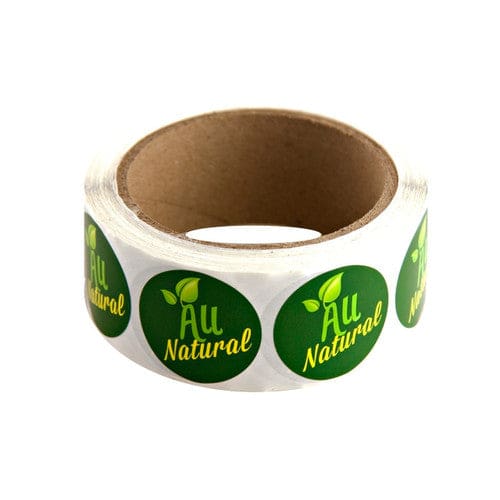 Labels Green All Natural Labels 500ct - Misc/Packaging - Labels