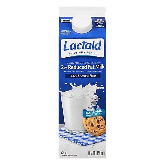 LACTAID: Mlik 2 Rd Fact Lacf Ss 32 FO (Pack of 5) - Grocery > Dairy Dairy Substitutes and Eggs > Milk & Milk Substitutes - LACTAID