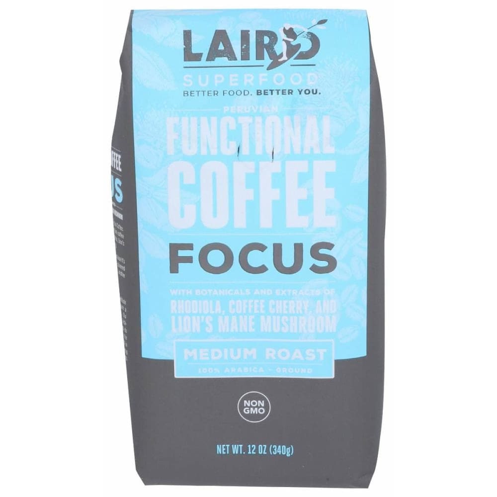 LAIRD SUPERFOOD LAIRD SUPERFOOD Focus Medium Roast Ground Coffee, 12 oz