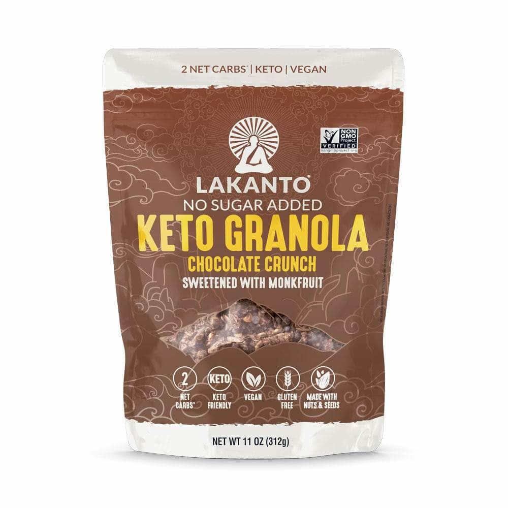 LAKANTO Grocery > Snacks > Cookies > Bars Granola & Snack LAKANTO Granola Choc Crnch Keto, 11 oz