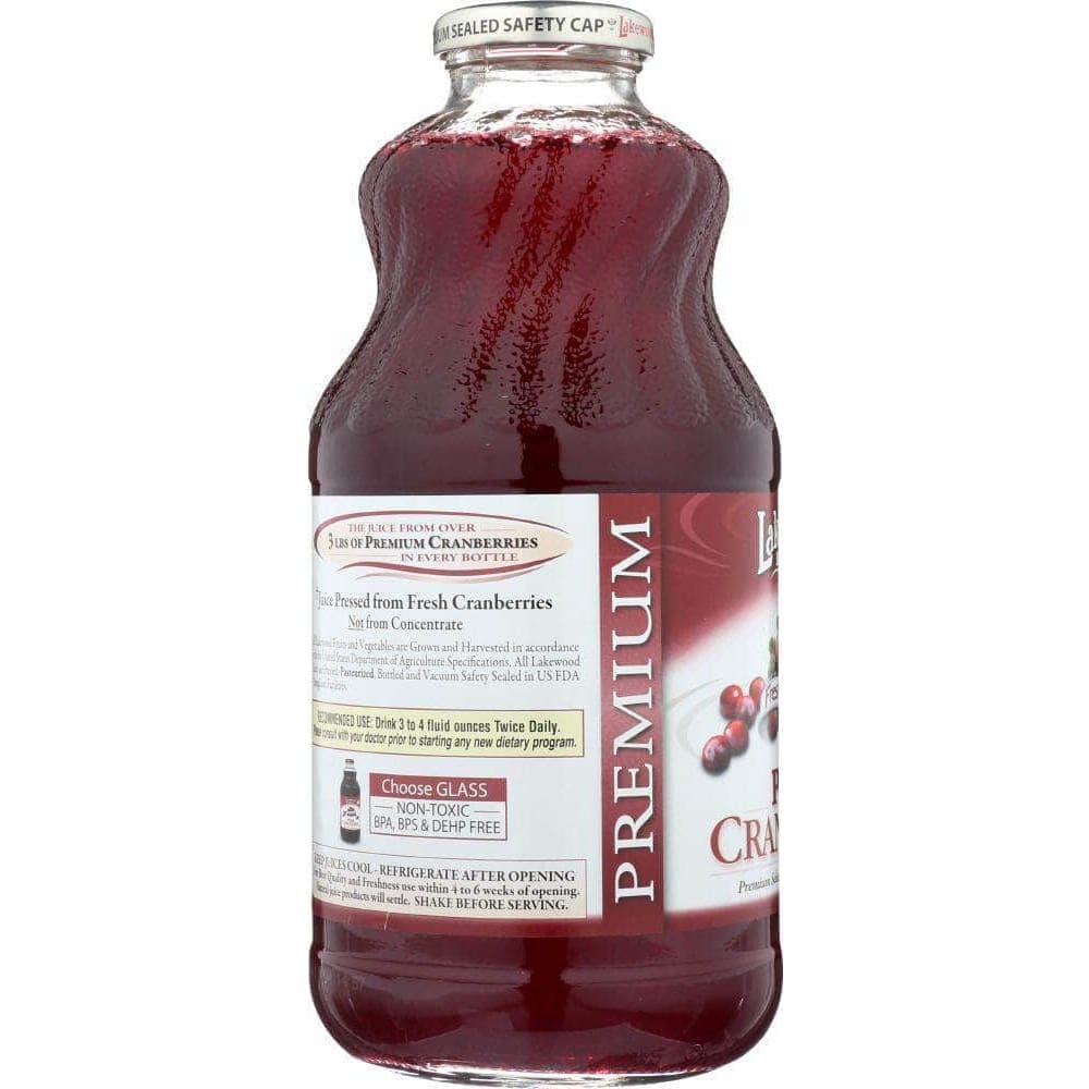 Lakewood Lakewood 100 % Pure Cranberry Juice, 32 oz