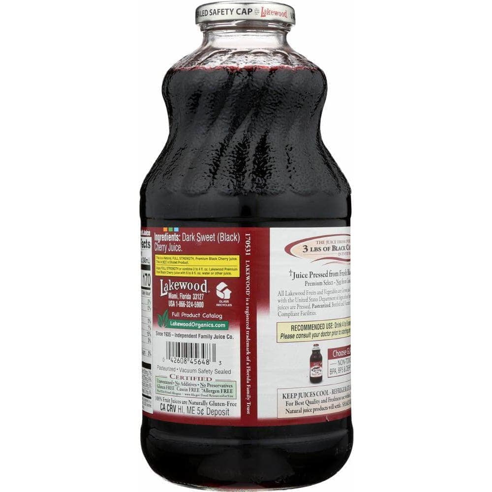 Lakewood Lakewood Juice Premium Pure Black Cherry, 32 oz