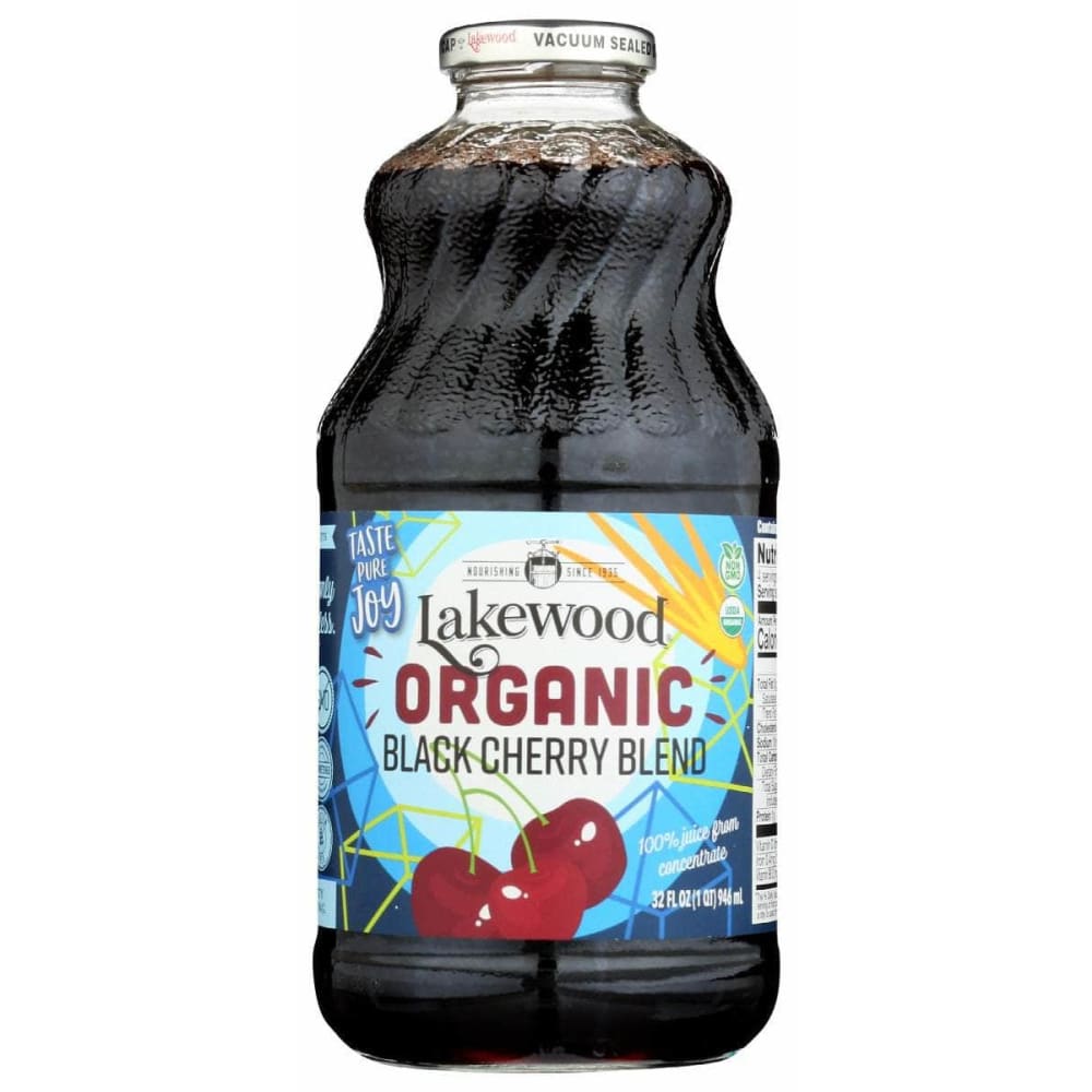 LAKEWOOD Lakewood Juice Sh Blk Cherry Org, 32 Oz