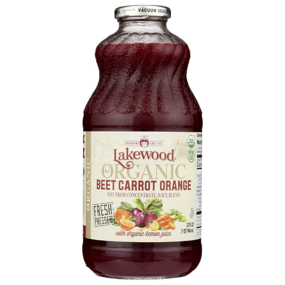 LAKEWOOD: Organic Beet Carrot Orange Juice 32 fo (Pack of 3) - Beverages > Juices - LAKEWOOD