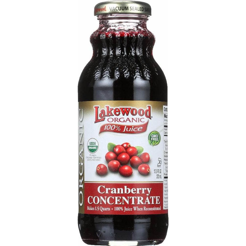 Lakewood Lakewood Organic Cranberry Concentrate Juice, 12.5 oz