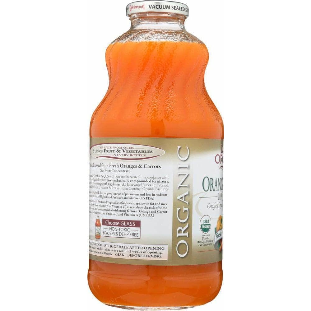 Lakewood Lakewood Organic Orange & Carrot Juice, 32 Oz