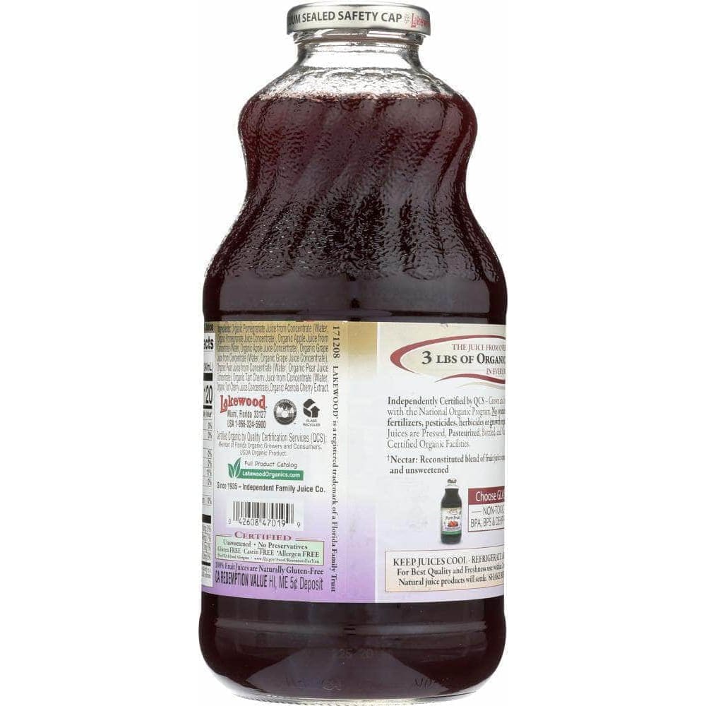 Lakewood Lakewood Organic Pure Fruit Pomegranate Juice Blend, 32 oz