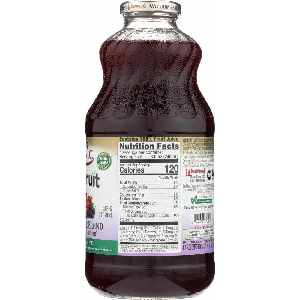 Lakewood Lakewood Organic Pure Fruit Pomegranate Juice Blend, 32 oz