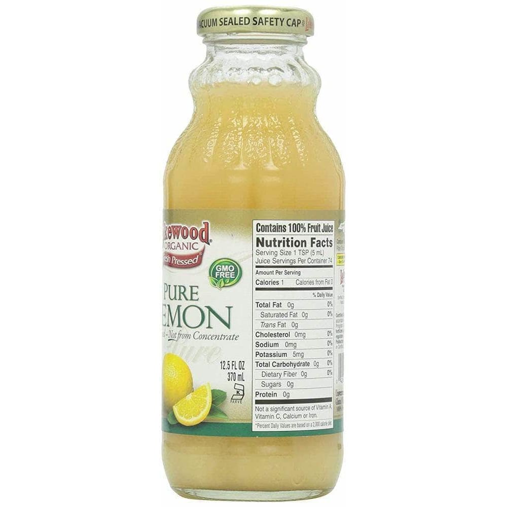 Lakewood Lakewood Organic Pure Juice Lemon, 12.5 oz