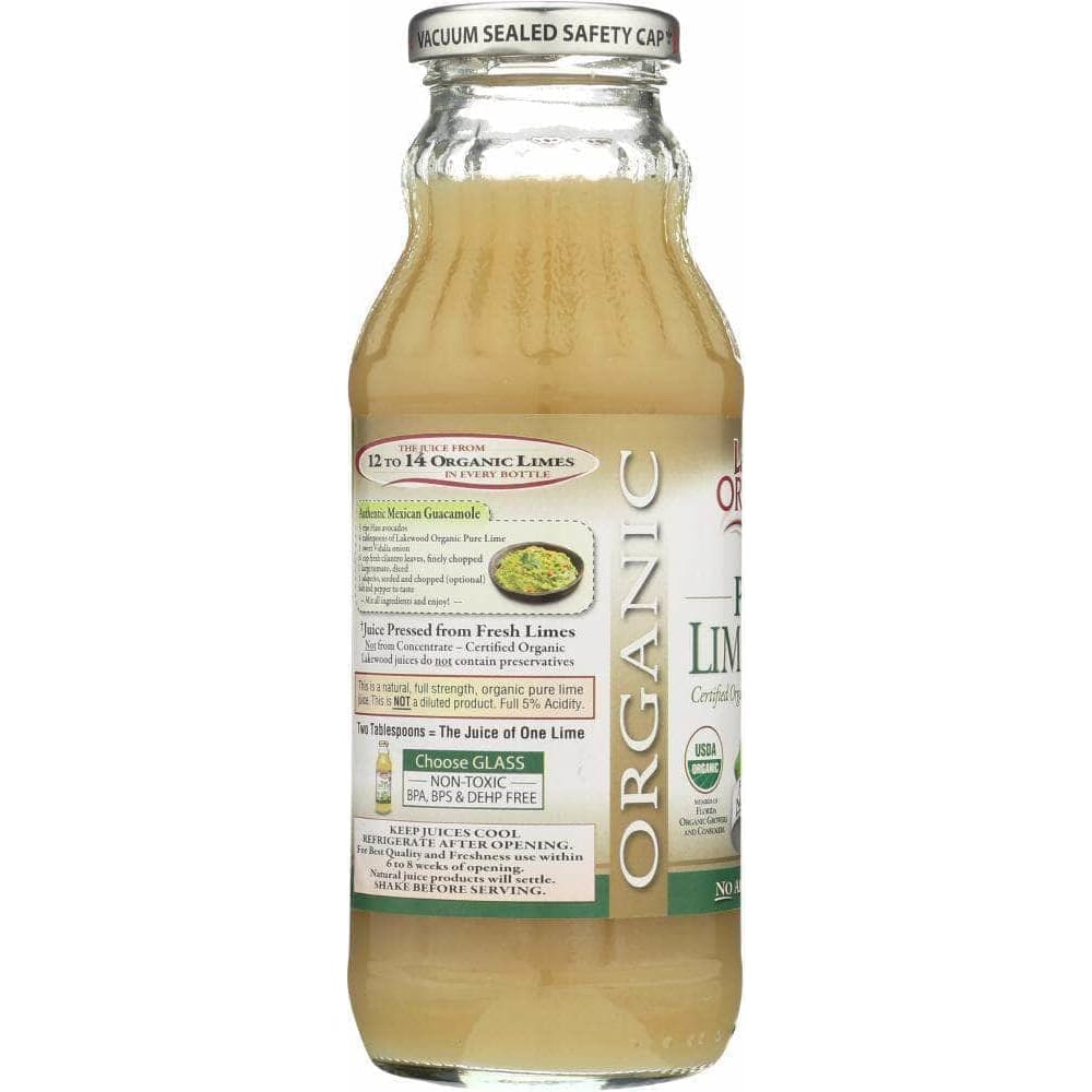 Lakewood Lakewood Organic Pure Juice Lime, 12.5 oz