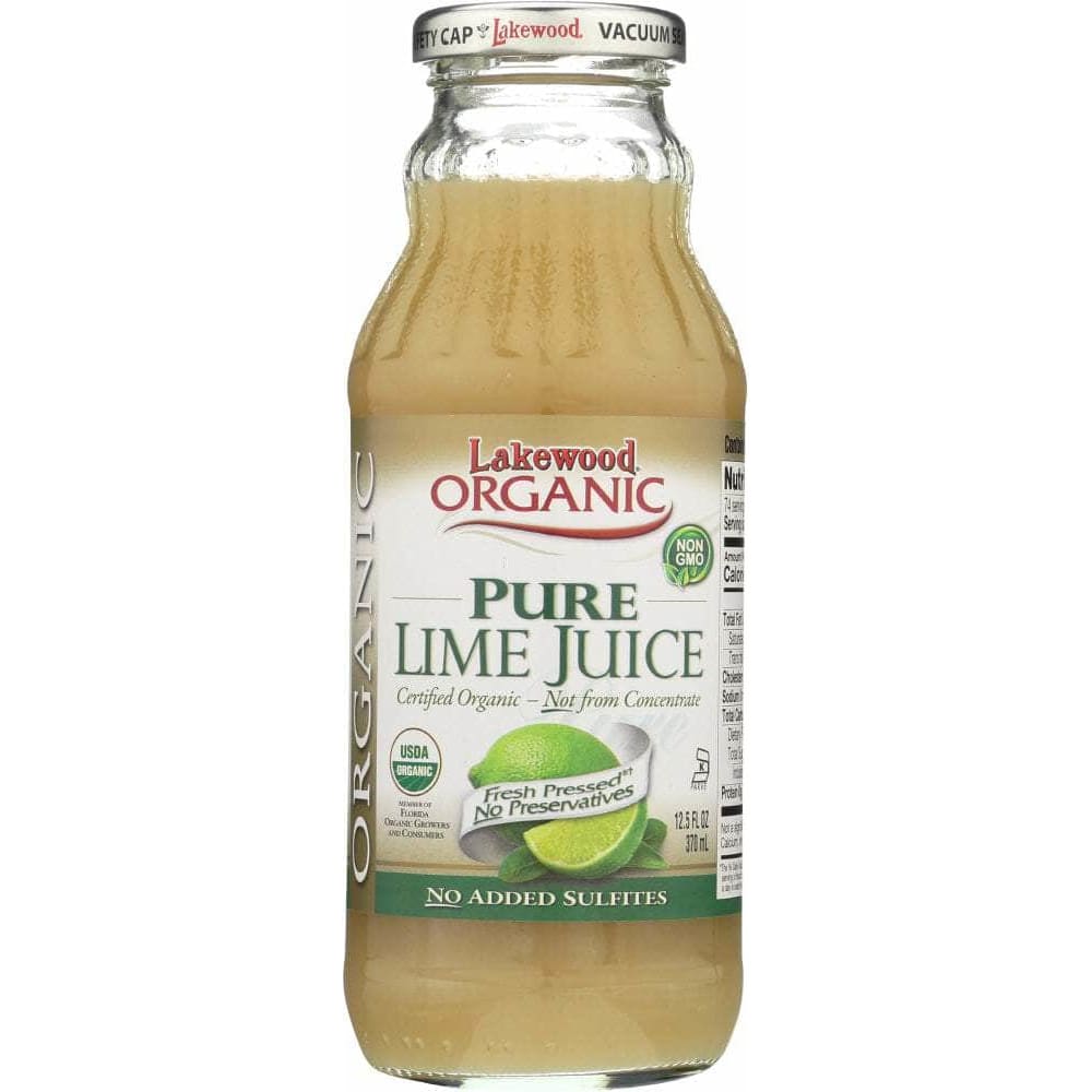 Lakewood Lakewood Organic Pure Juice Lime, 12.5 oz