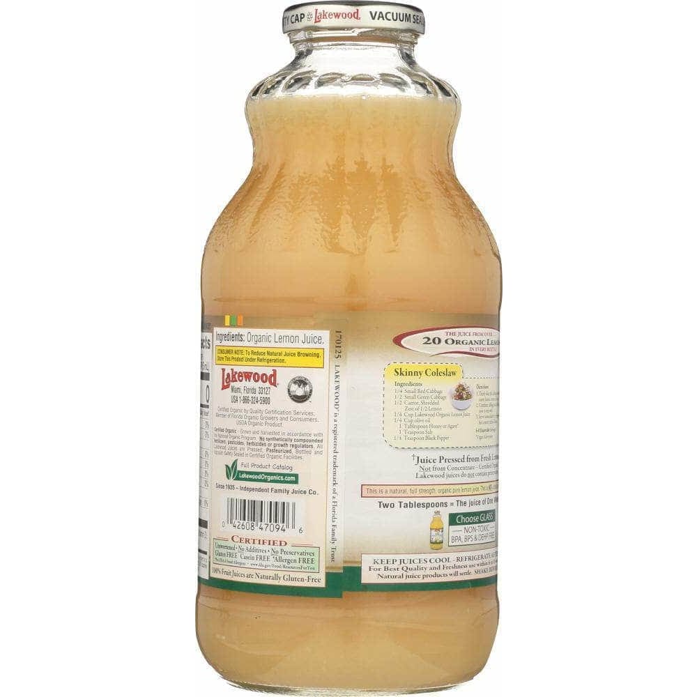 Lakewood Lakewood Organic Pure Lemon Juice, 32 oz