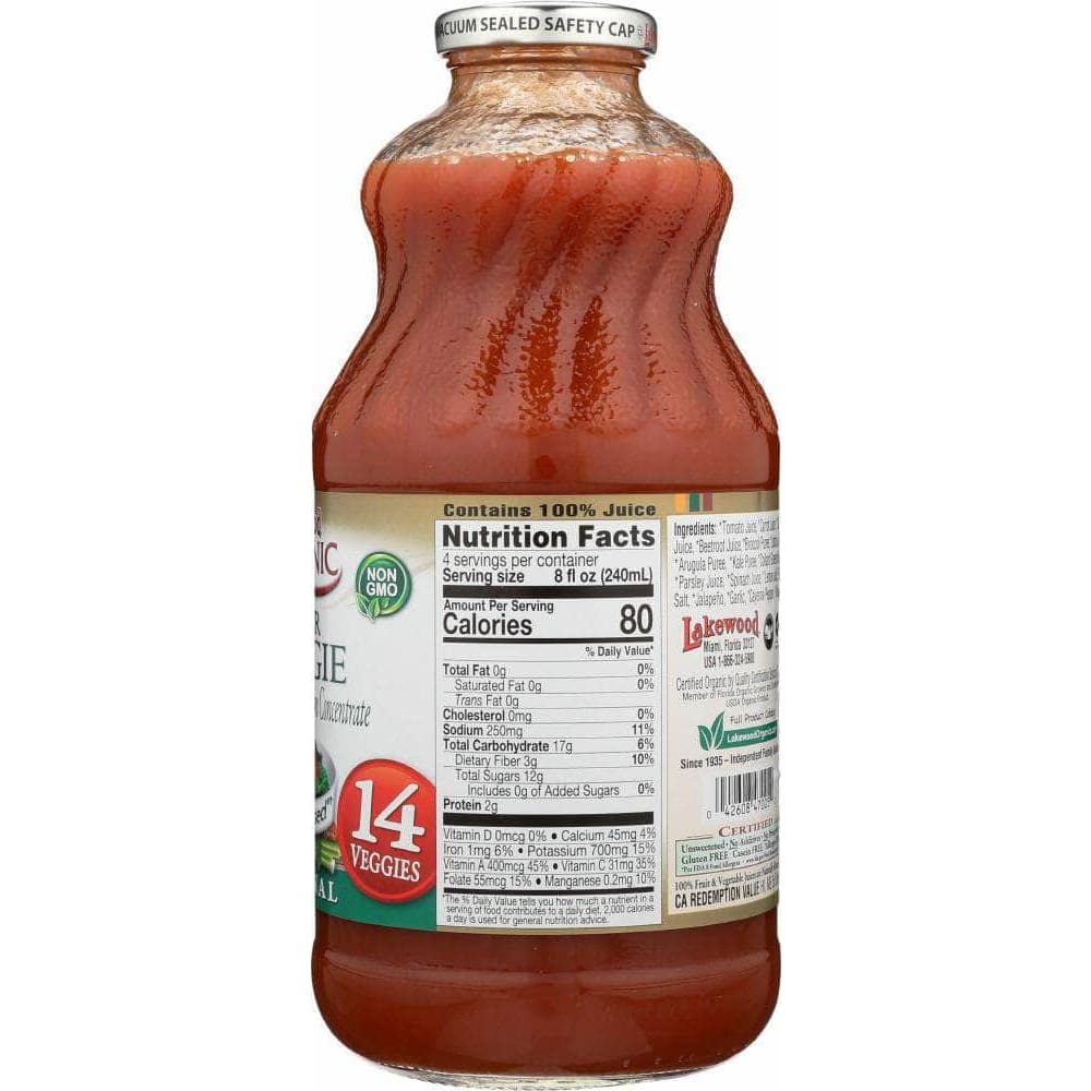 Lakewood Lakewood Organic Super Veggie Juice Blend Original, 32 oz