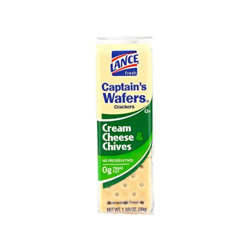 Lance Cream Cheese & Chives Captain’s Wafers® 120ct - Snacks/Crackers - Lance