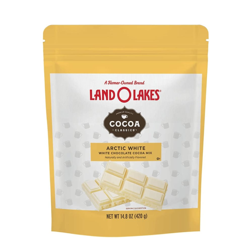 LAND O LAKES: Cocoa Artic White Pouch 14.8 oz - Grocery > Beverages > Coffee Tea & Hot Cocoa - LAND O LAKES