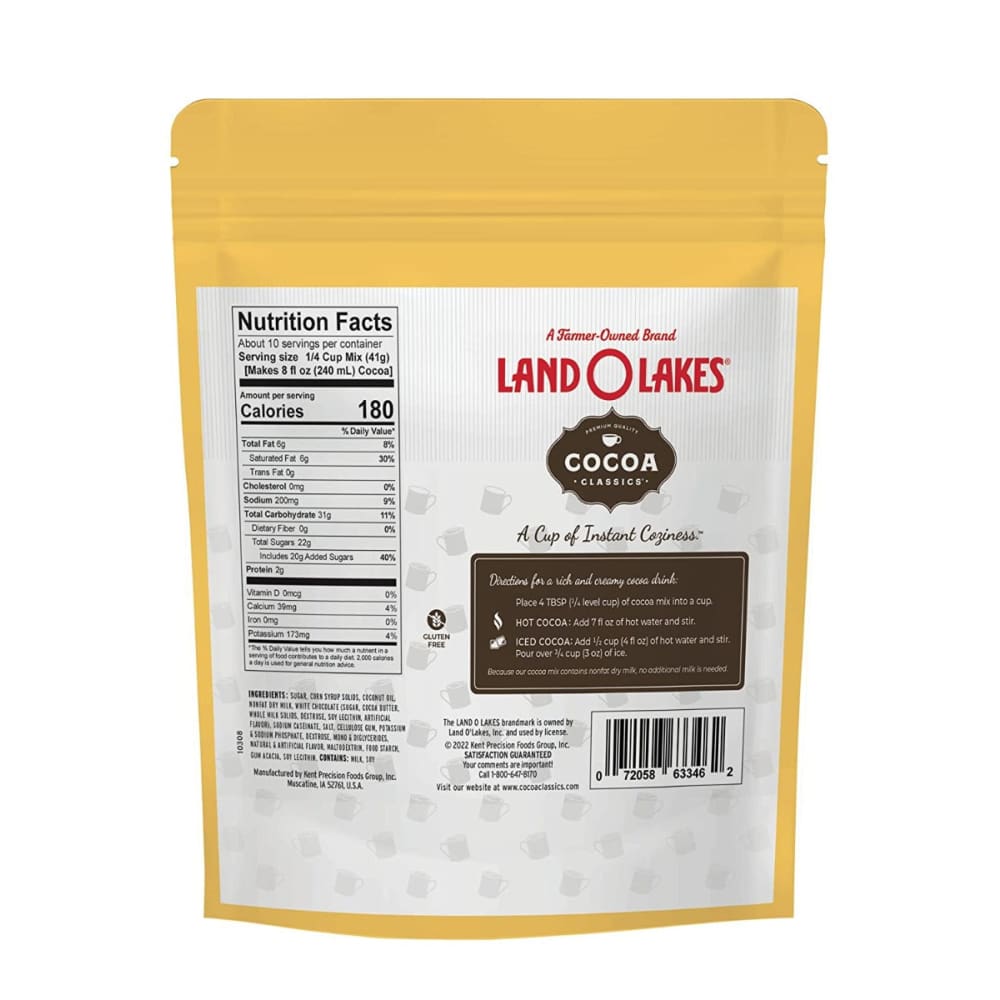 LAND O LAKES: Cocoa Artic White Pouch 14.8 oz - Grocery > Beverages > Coffee Tea & Hot Cocoa - LAND O LAKES