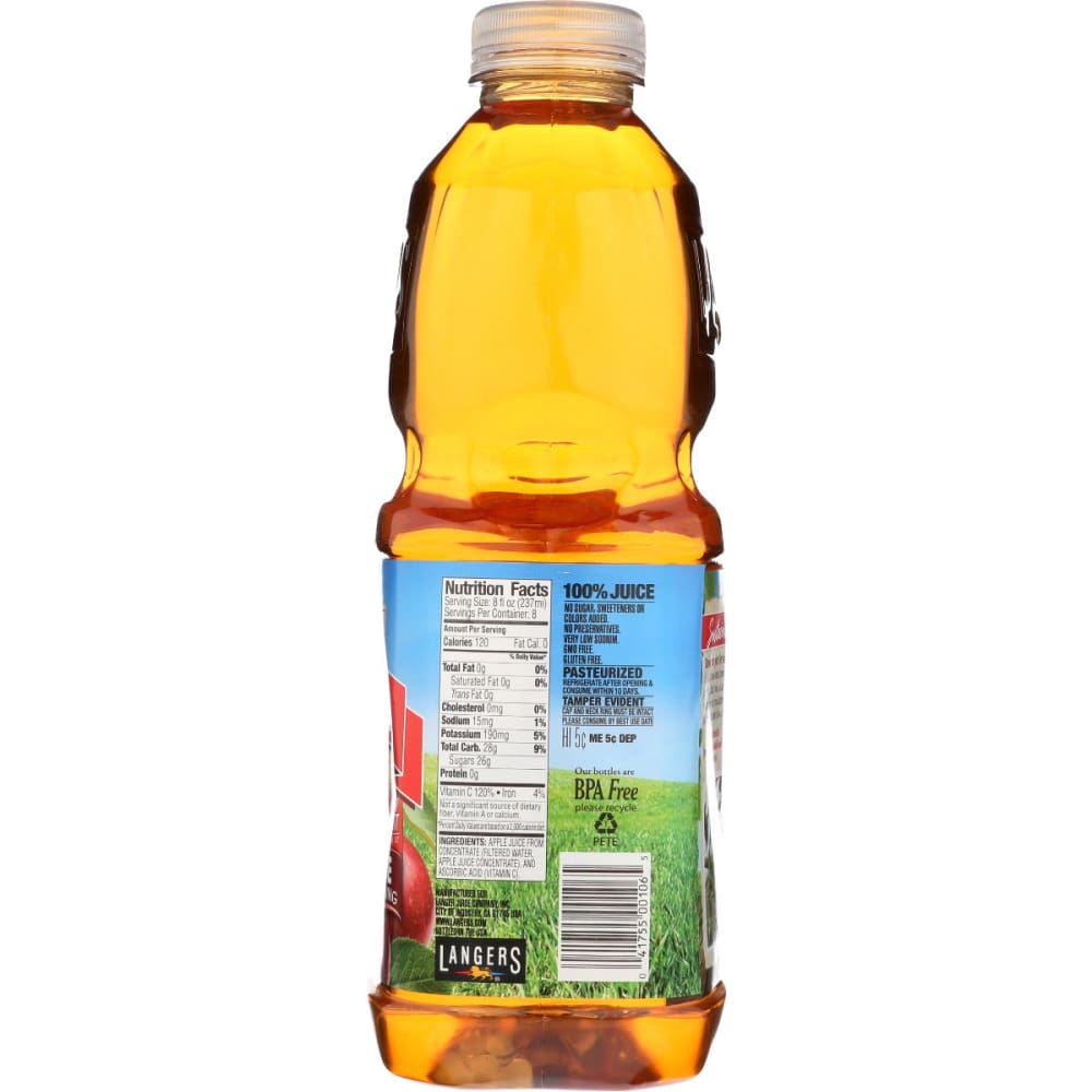 LANGERS: 100 Percent Apple Juice 64 fo - Grocery > Beverages > Juices - LANGERS